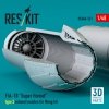 RESKIT RSU48-0521 F/A-18 Super Hornet type 2 exhaust nozzles for Meng kit (3D Printed) 1/48